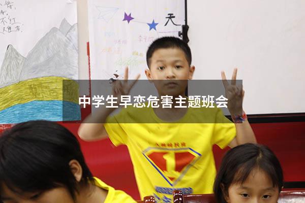 中学生早恋危害主题班会