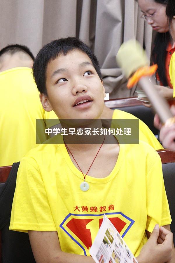 中学生早恋家长如何处理
