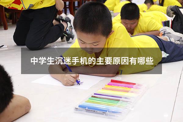 中学生沉迷手机的主要原因有哪些