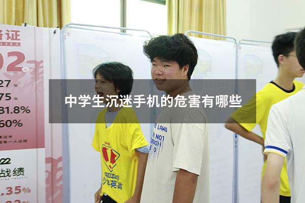 中学生沉迷手机的危害有哪些