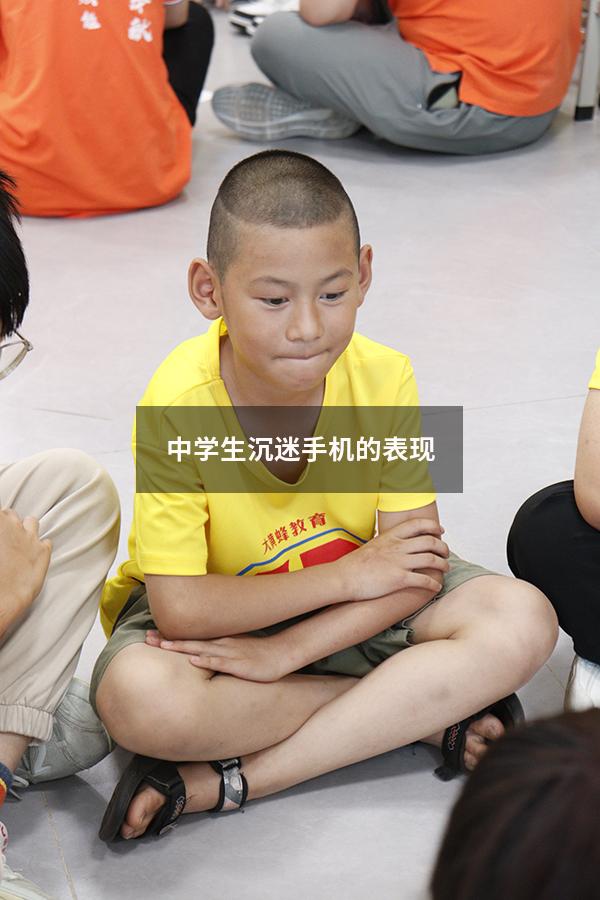 中学生沉迷手机的表现