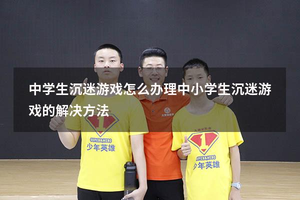 中学生沉迷游戏怎么办理（中小学生沉迷游戏的解决方法）