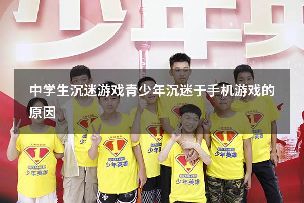 中学生沉迷游戏（青少年沉迷于手机游戏的原因）