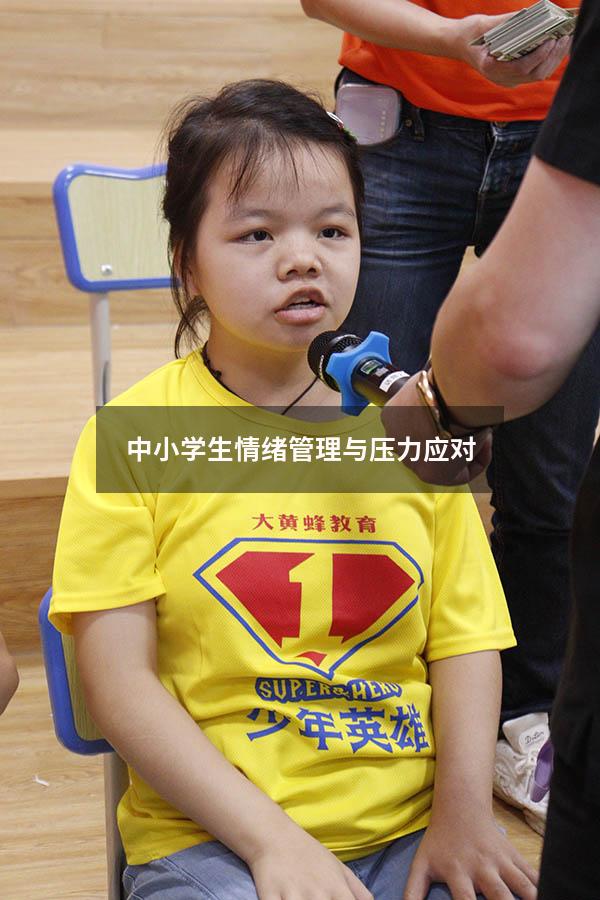 中小学生情绪管理与压力应对