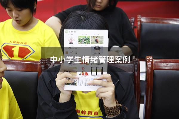 中小学生情绪管理案例