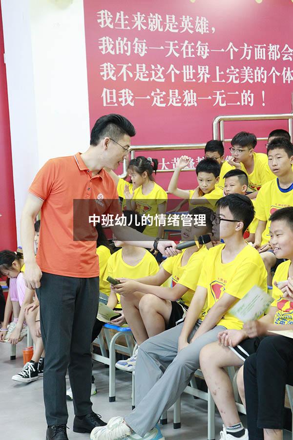中班幼儿的情绪管理