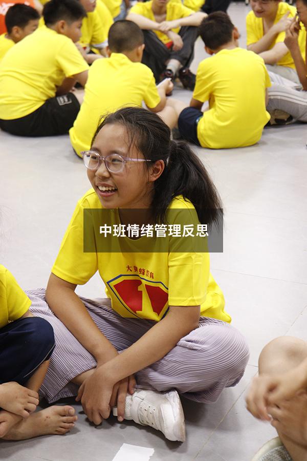 中班情绪管理反思