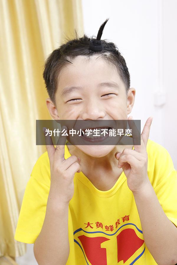 为什么中小学生不能早恋