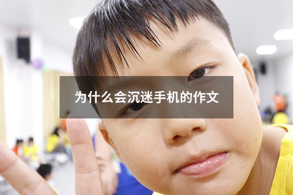 为什么会沉迷手机的作文