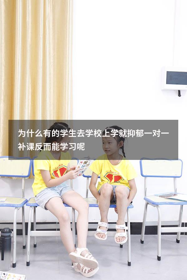 为什么有的学生去学校上学就抑郁，一对一补课反而能学习呢