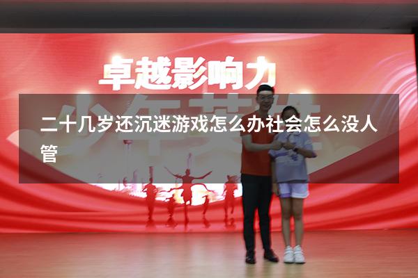 二十几岁还沉迷游戏怎么办社会怎么没人管