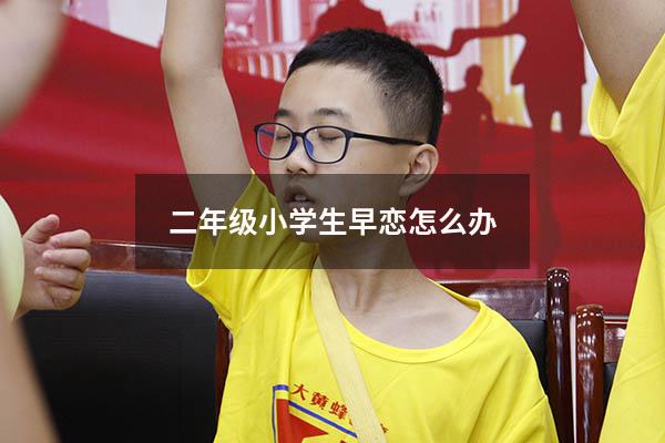 二年级小学生早恋怎么办