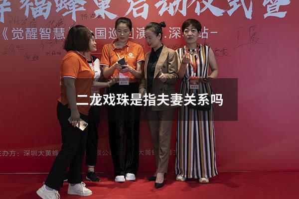 二龙戏珠是指夫妻关系吗
