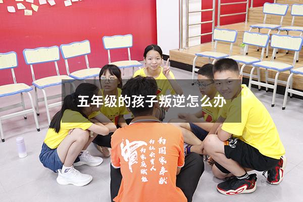 五年级的孩子叛逆怎么办