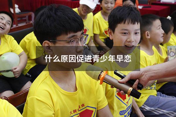 什么原因促进青少年早恋