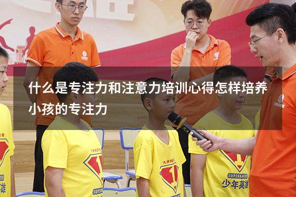 什么是专注力和注意力培训心得（怎样培养小孩的专注力）