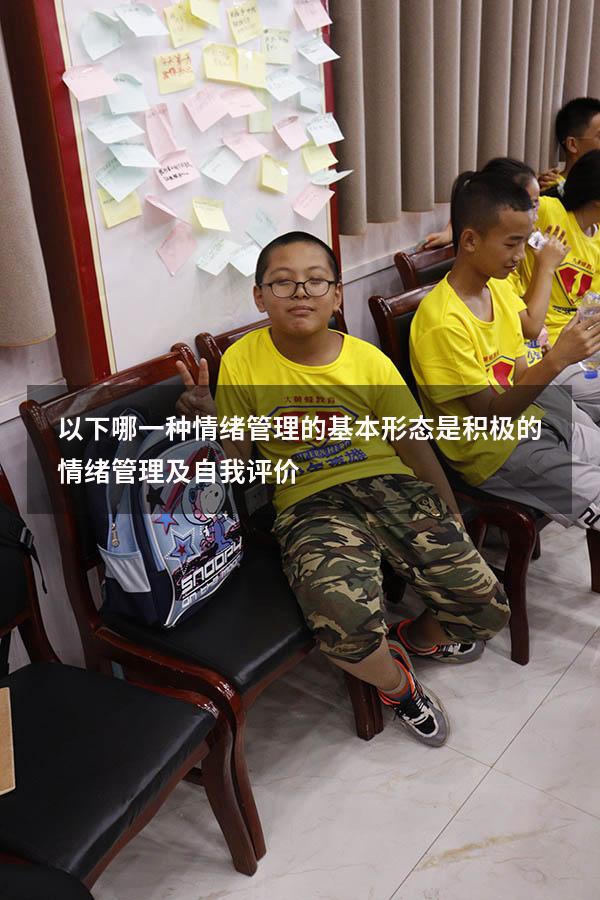 以下哪一种情绪管理的基本形态是积极的（情绪管理及自我评价）