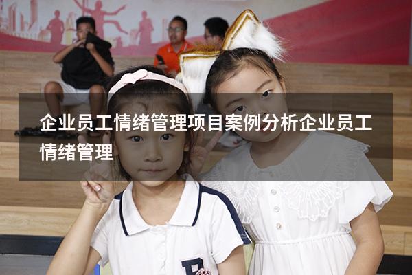 企业员工情绪管理项目案例分析（企业员工情绪管理）