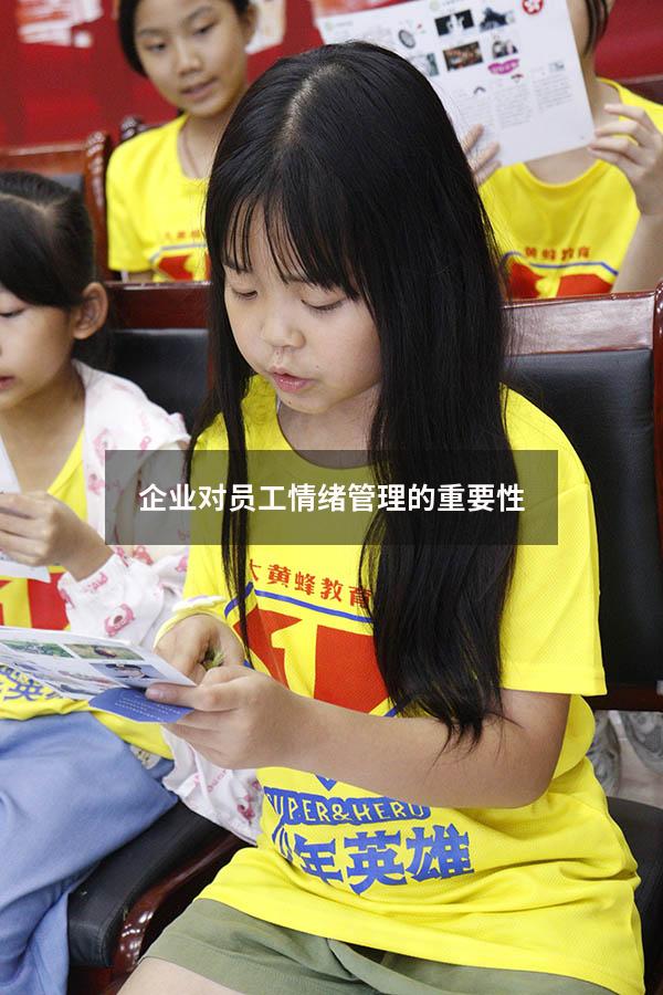 企业对员工情绪管理的重要性