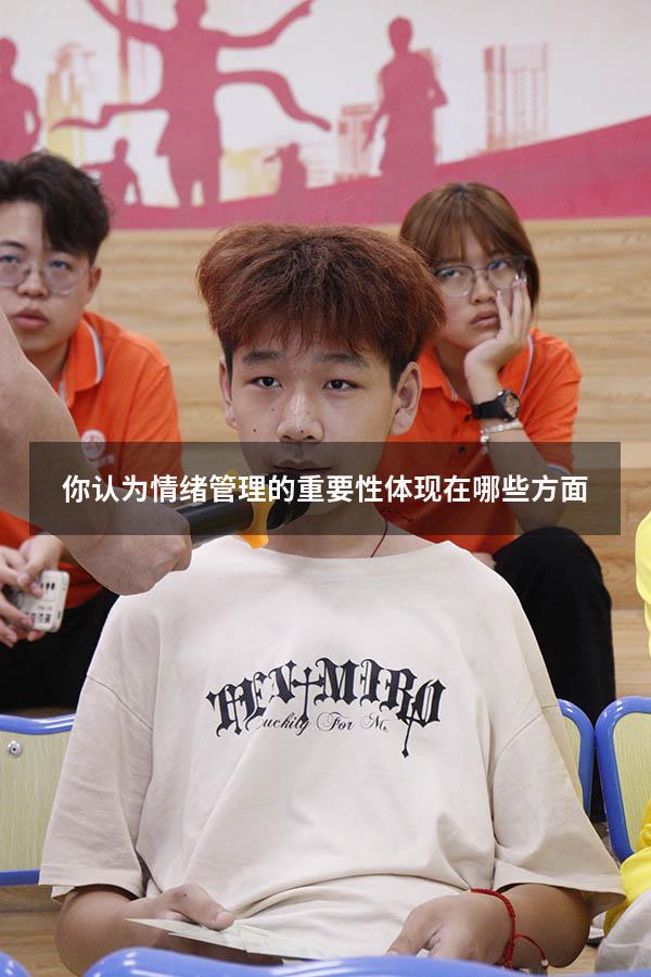 你认为情绪管理的重要性体现在哪些方面
