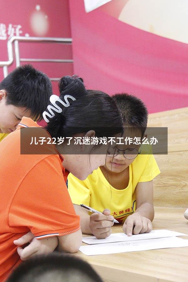 儿子22岁了沉迷游戏不工作怎么办