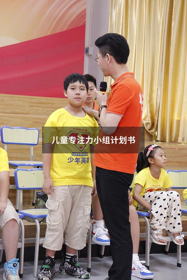 儿童专注力小组计划书