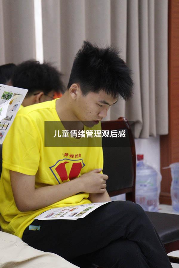 儿童情绪管理观后感