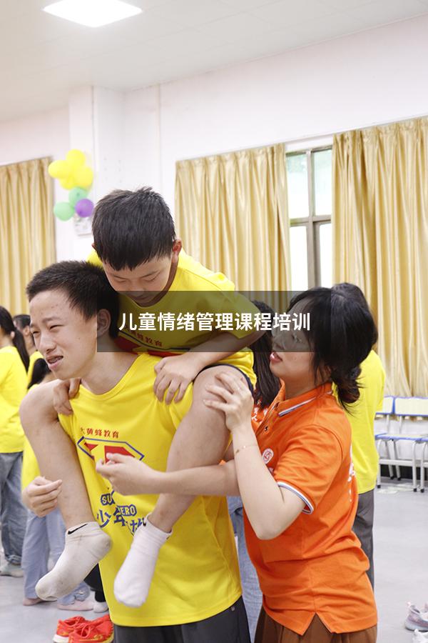 儿童情绪管理课程培训