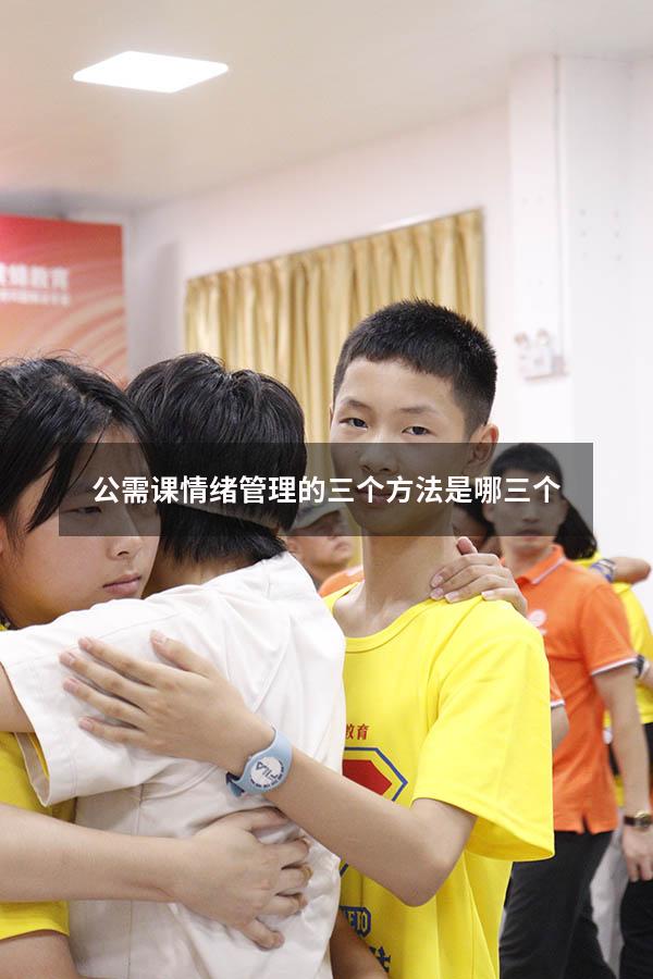 公需课情绪管理的三个方法是哪三个