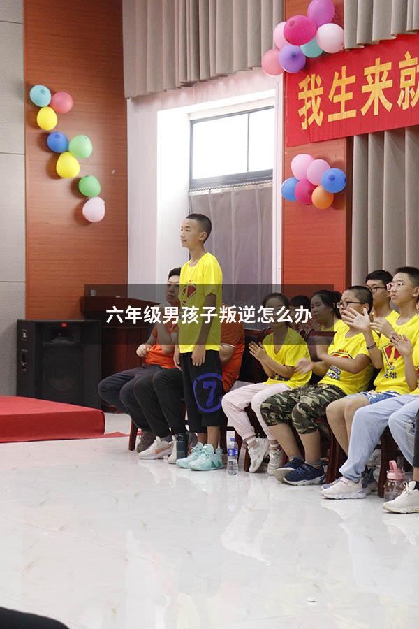 六年级男孩子叛逆怎么办