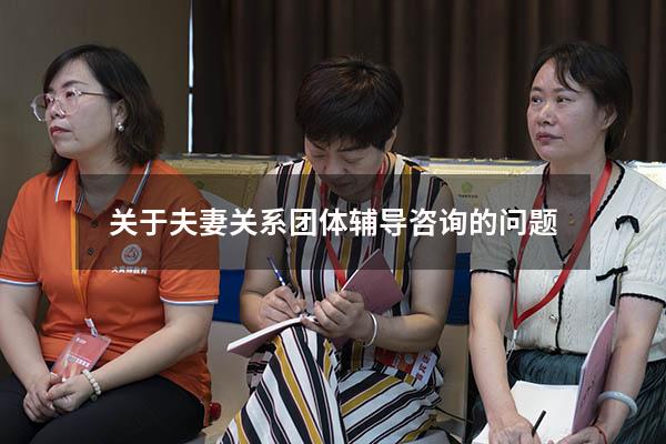 关于夫妻关系团体辅导咨询的问题