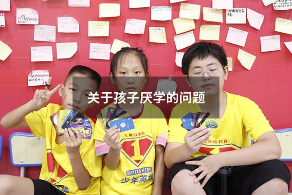 关于孩子厌学的问题
