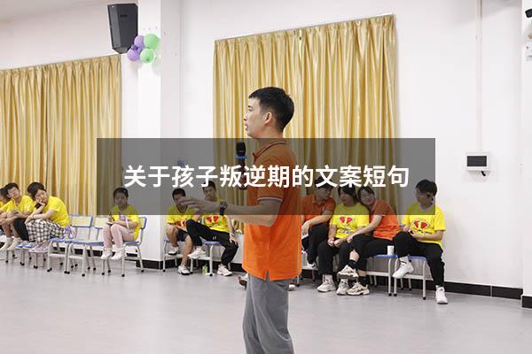 关于孩子叛逆期的文案短句