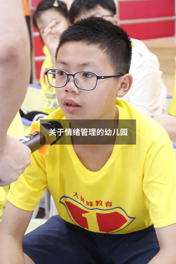 关于情绪管理的幼儿园