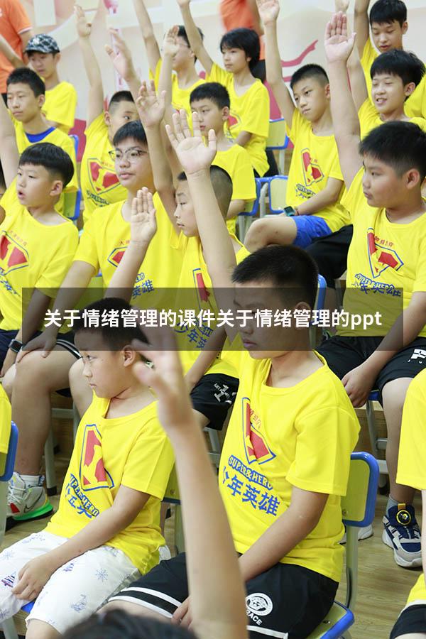 关于情绪管理的课件（关于情绪管理的ppt）