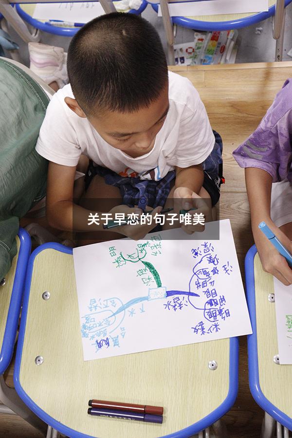 关于早恋的句子唯美