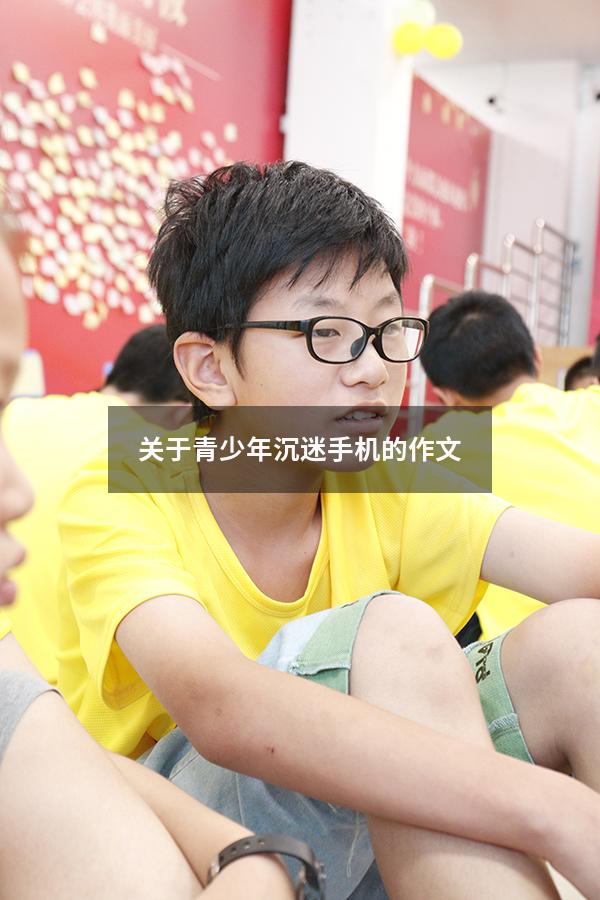 关于青少年沉迷手机的作文