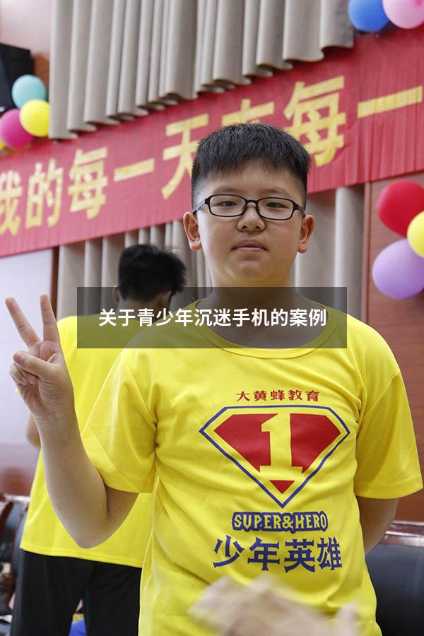 关于青少年沉迷手机的案例