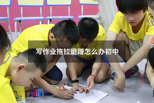 写作业拖拉磨蹭怎么办初中（磨蹭拖拉讲座家长写感想）