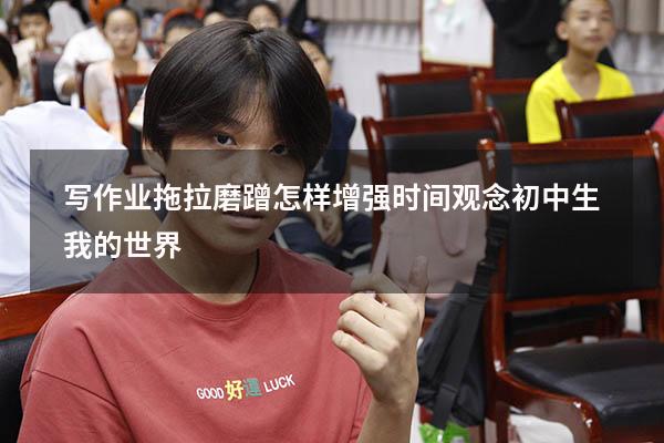 写作业拖拉磨蹭怎样增强时间观念初中生我的世界