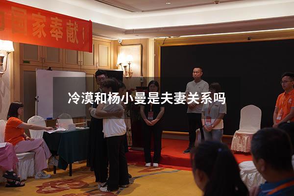 冷漠和杨小曼是夫妻关系吗939