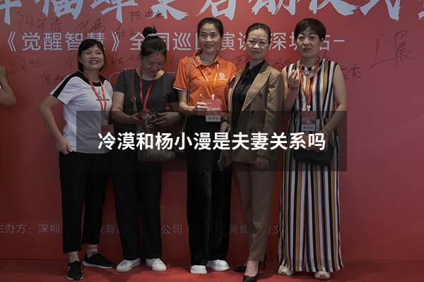 冷漠和杨小漫是夫妻关系吗