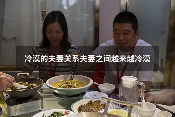 冷漠的夫妻关系（夫妻之间越来越冷漠）