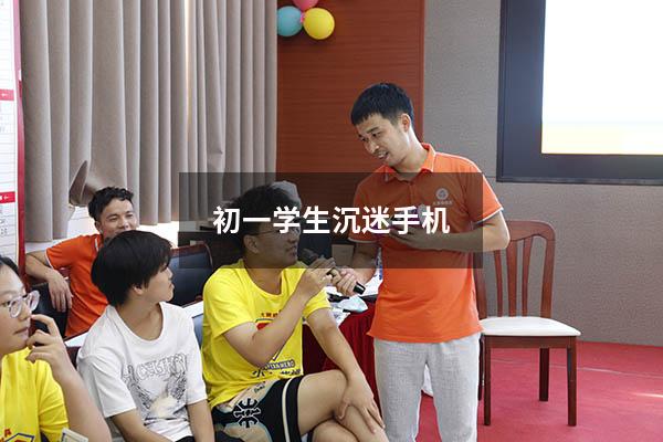 初一学生沉迷手机（初二学生沉迷于手机怎么办）