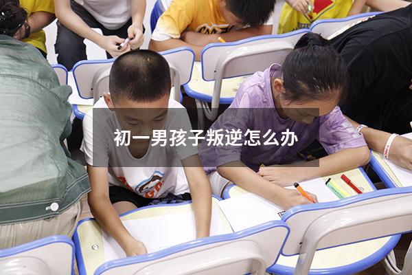 初一男孩子叛逆怎么办