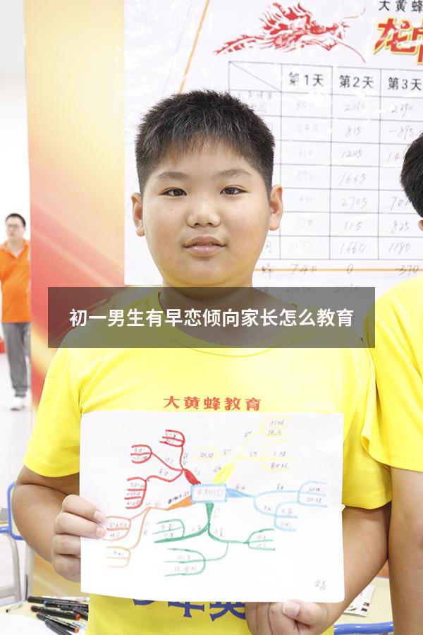 初一男生有早恋倾向家长怎么教育