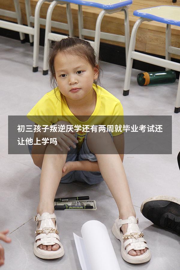 初三孩子叛逆厌学还有两周就毕业考试还让他上学吗