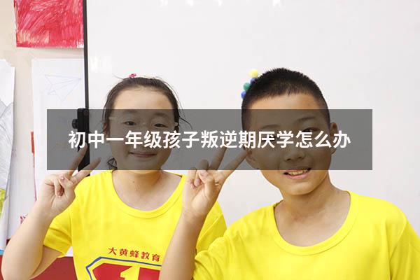 初中一年级孩子叛逆期厌学怎么办3056