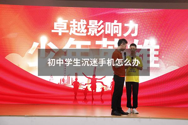 初中学生沉迷手机怎么办