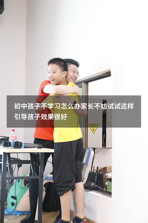 初中孩子不学习怎么办？家长不妨试试这样引导孩子，效果很好